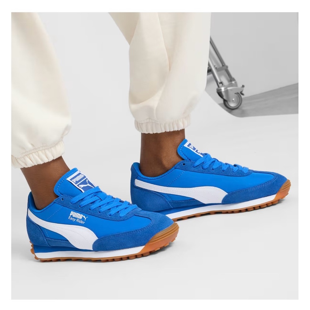 Puma Easy Rider Suede Blue Sneakers - Picture 2 of 2